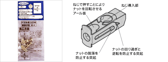ターンナット施工図
